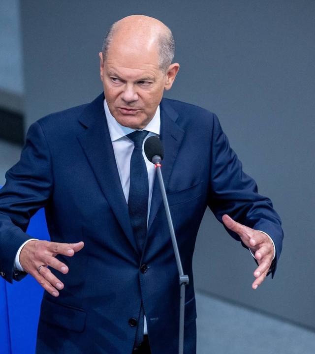 Befragung von Bundeskanzler Olaf Scholz