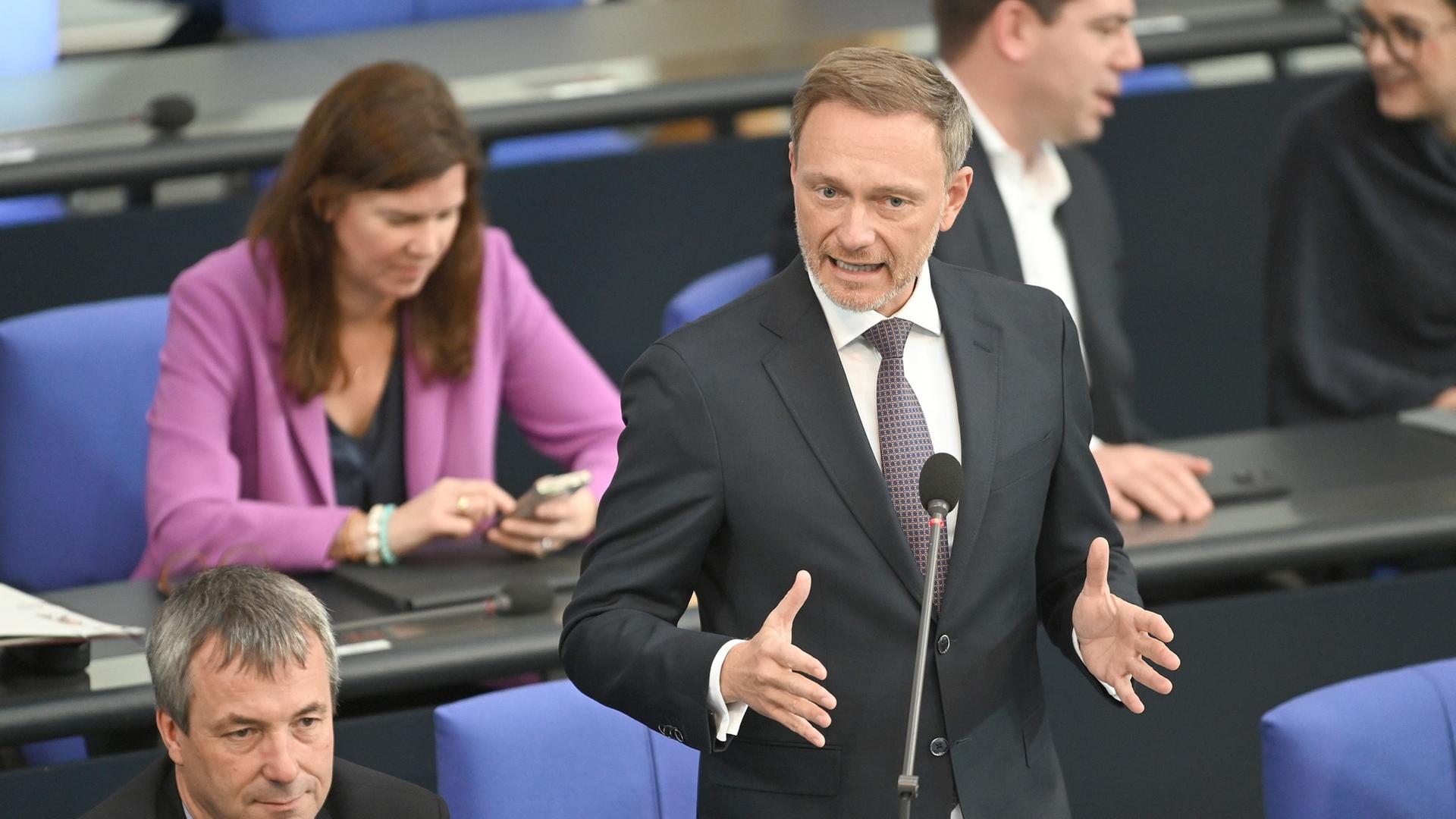 Befragung von Geywitz und Lindner