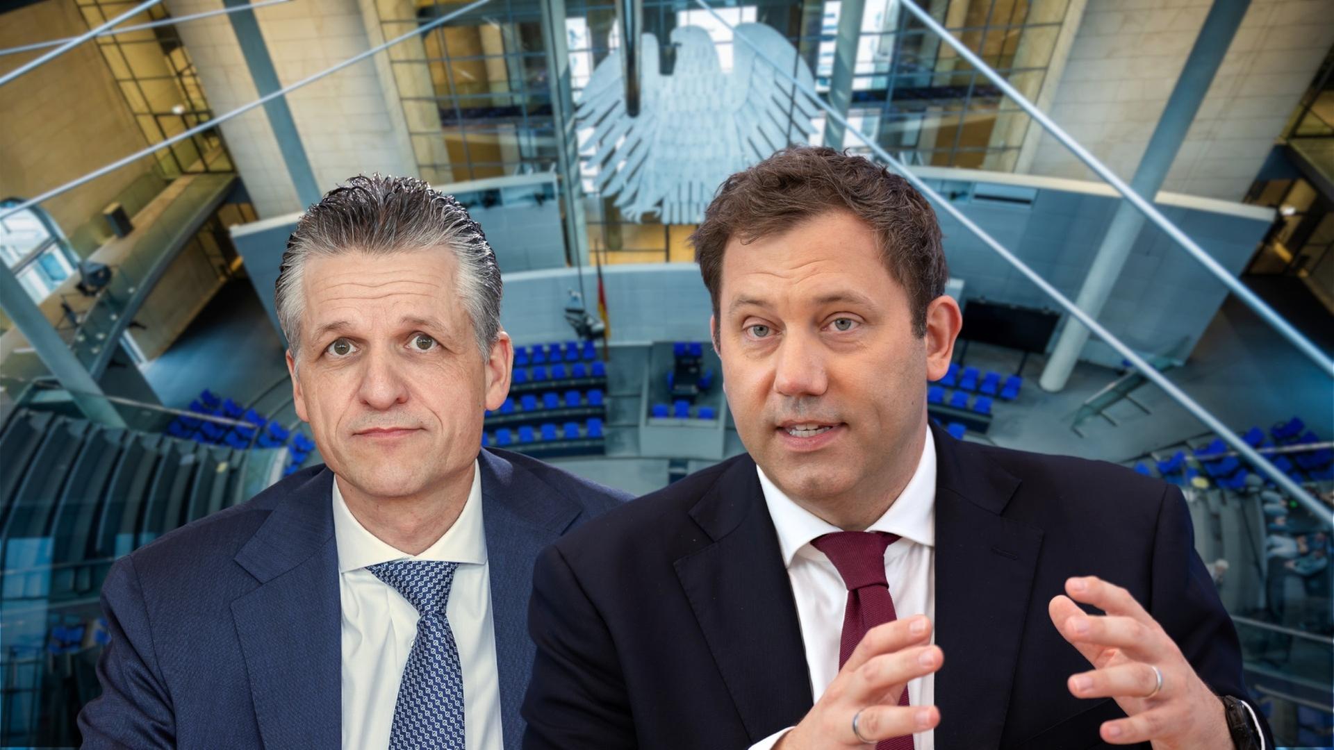 Befragung von Klingbeil und Frei