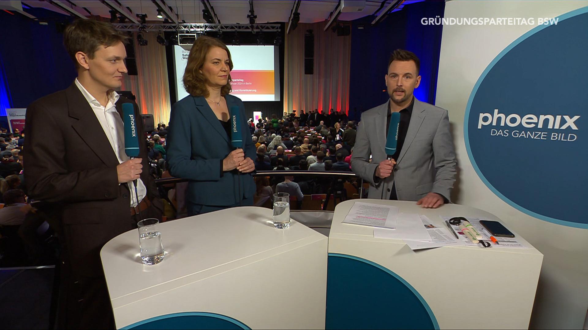 Beginn des Bundesparteitags BSW