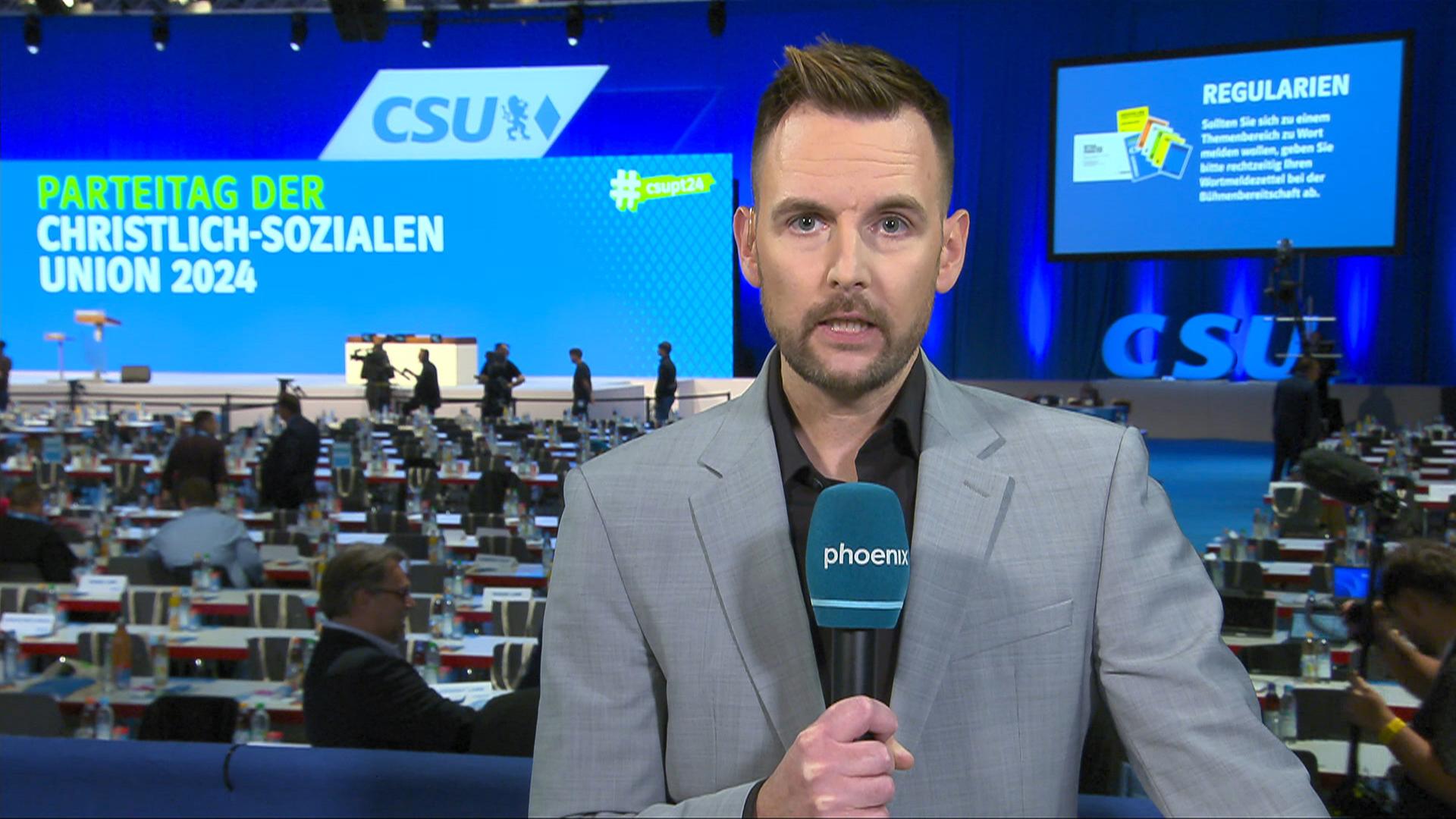 Beginn des Parteitags der CSU