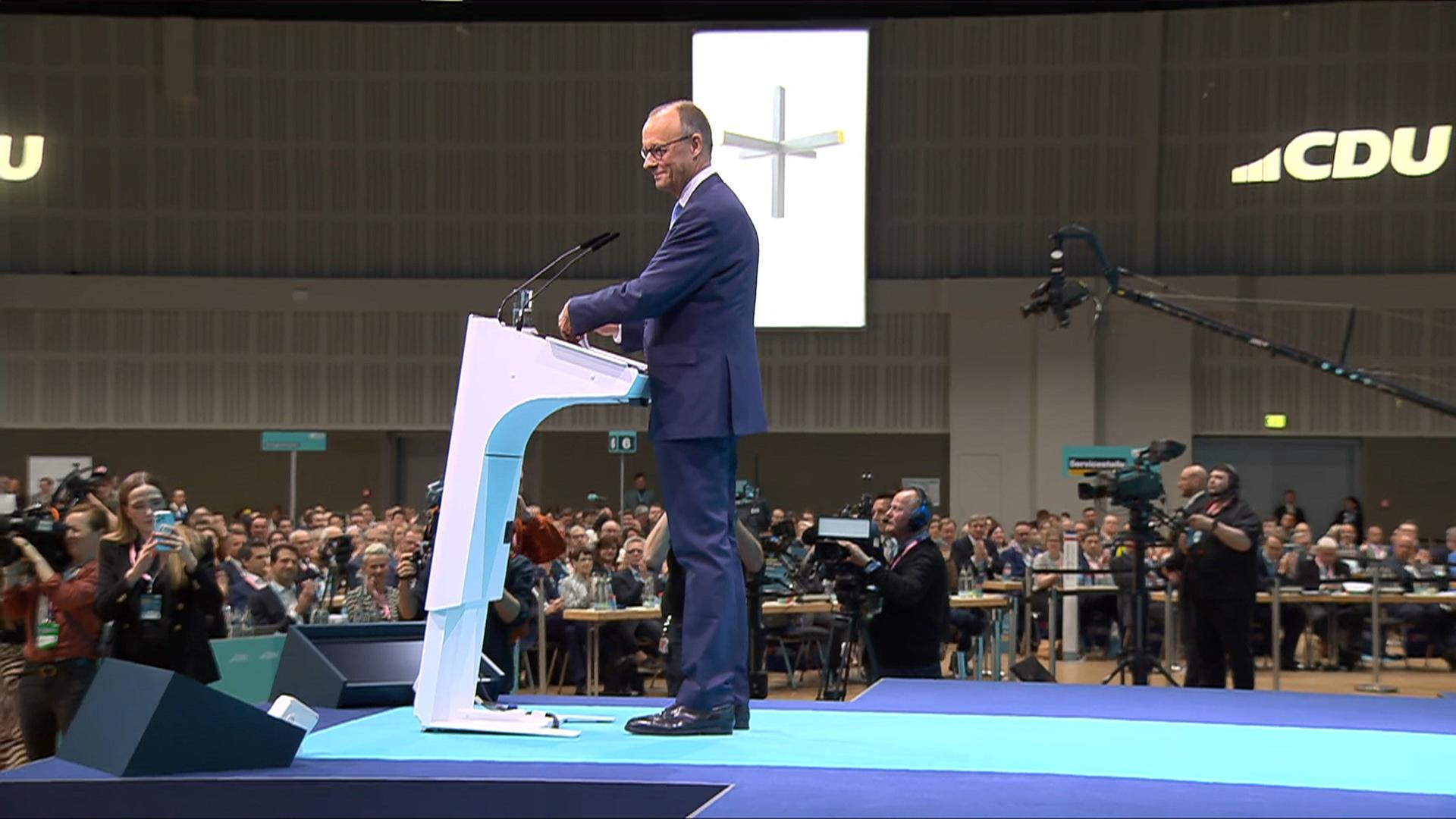 Bericht des CDU-Parteivorsitzenden Merz