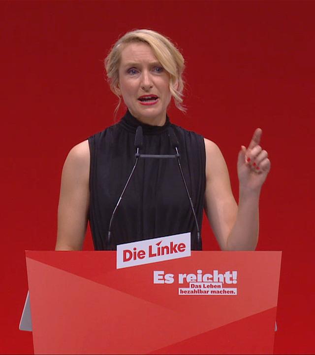 Bewerbungsrede zum Parteivorsitz von Ines Schwerdtner 