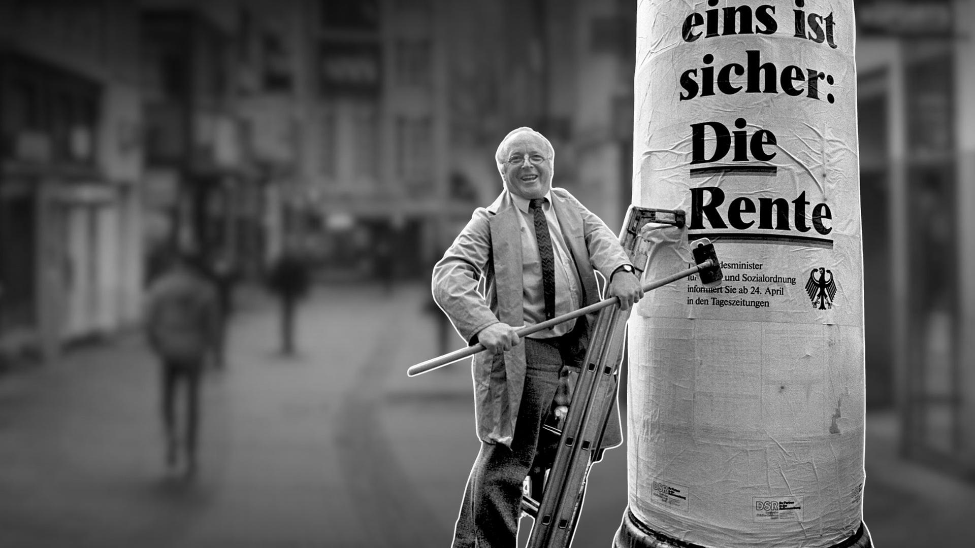 Blüm – „zum Mitschreiben: Die Rente ist sicher"