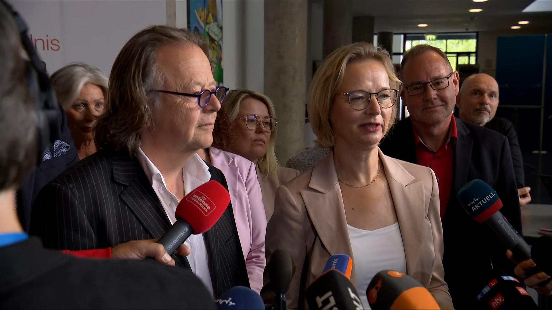 BSW-Fraktion Thüringen hält an Brombeerkoalition fest