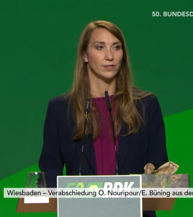 Büning beim Grünen-Parteitag
