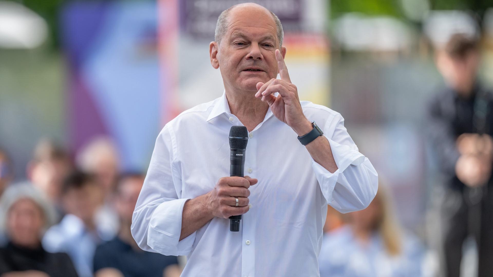 Bürgergespräche mit u.a. Olaf Scholz und Robert Habeck