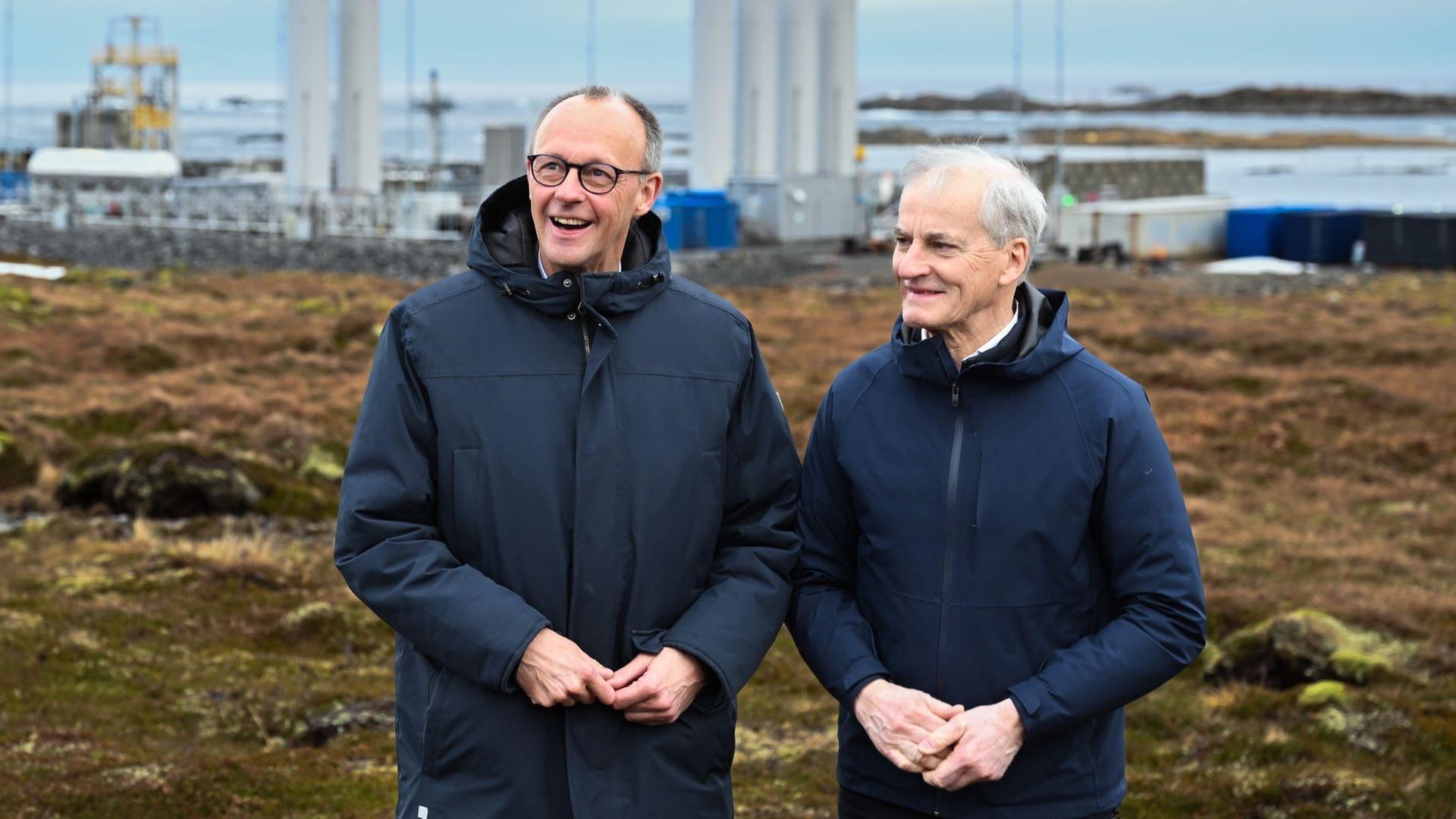 Bundeskanzler Friedrich Merz trifft Jonas Gahr Støre in Norwegen