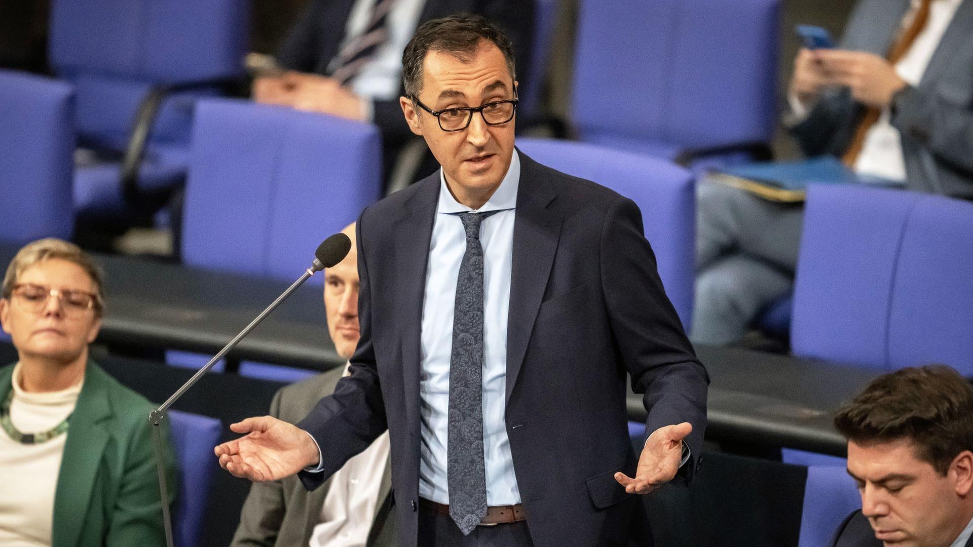 Bundestag befragt Schmidt und Özdemir