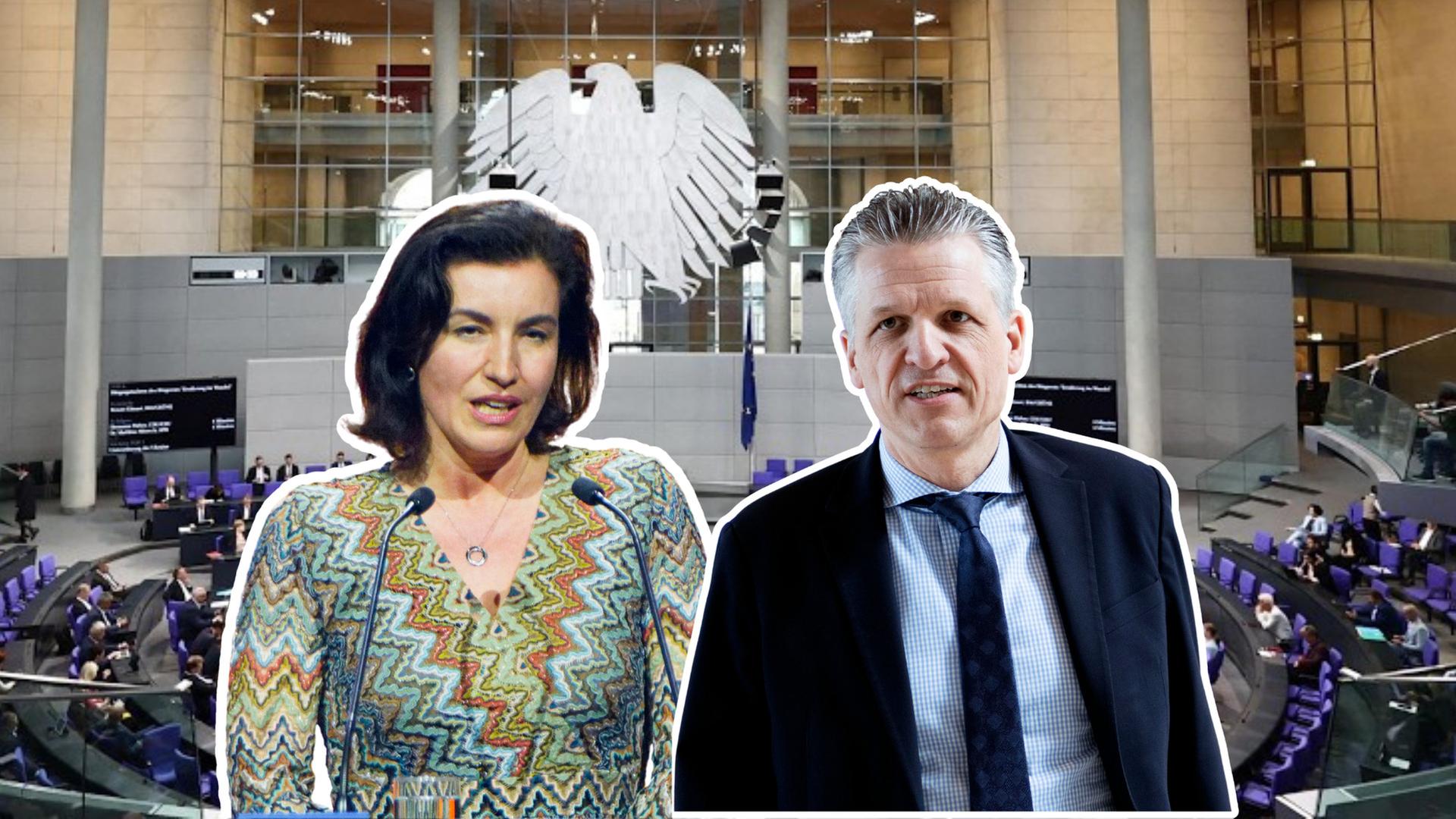 Bundestag: Regierungsbefragung mit Dorothee Bär und Thorsten Frei