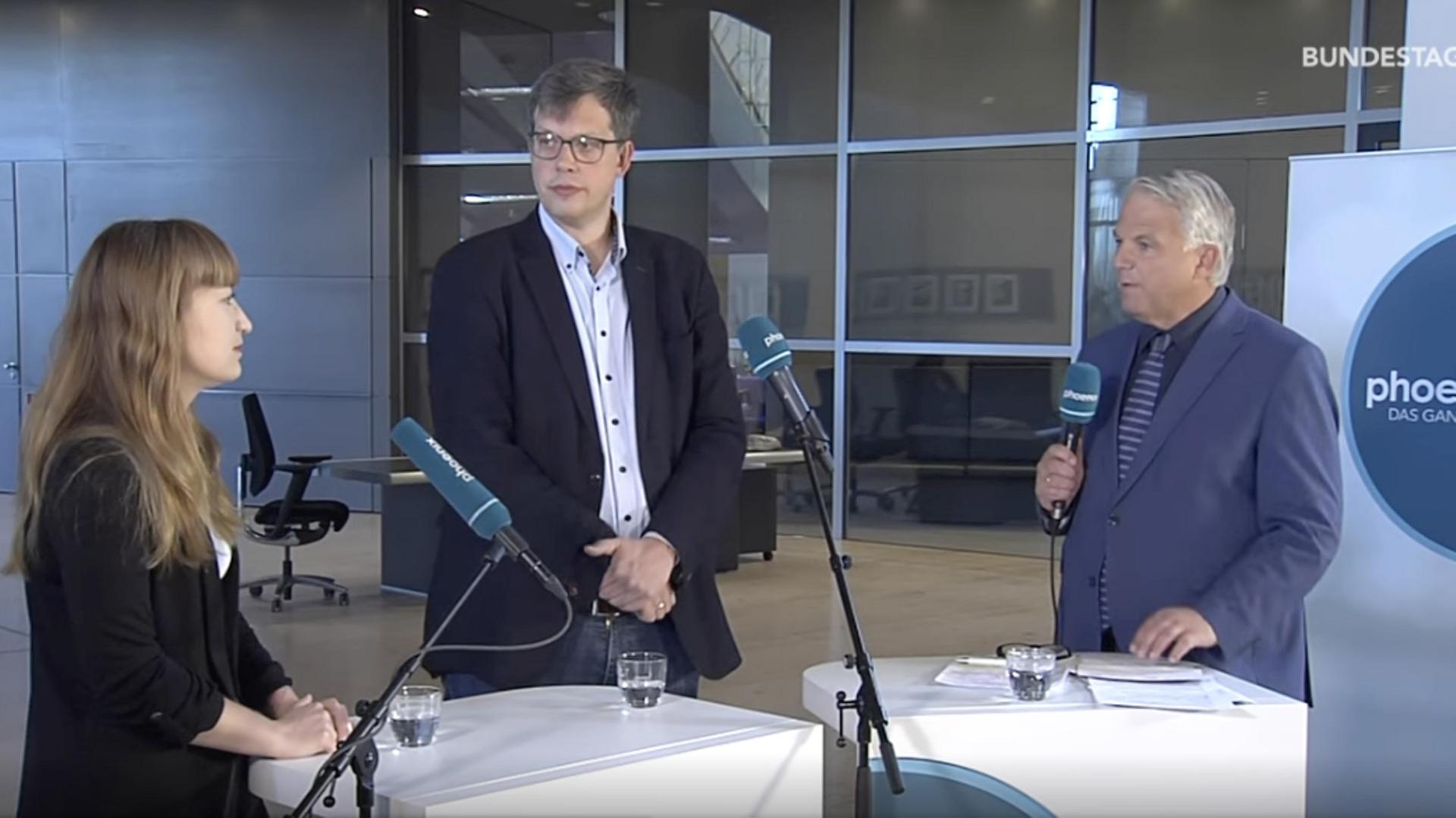 bundestagsgespräch mit Lukas Köhler und Heidi Reichinnek