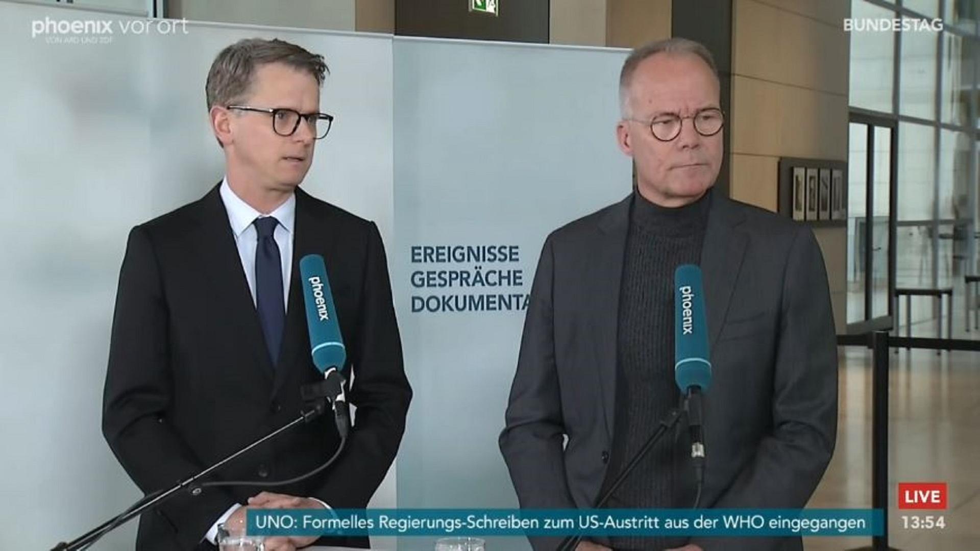 bundestagsgespräch mit Miersch und Linnemann