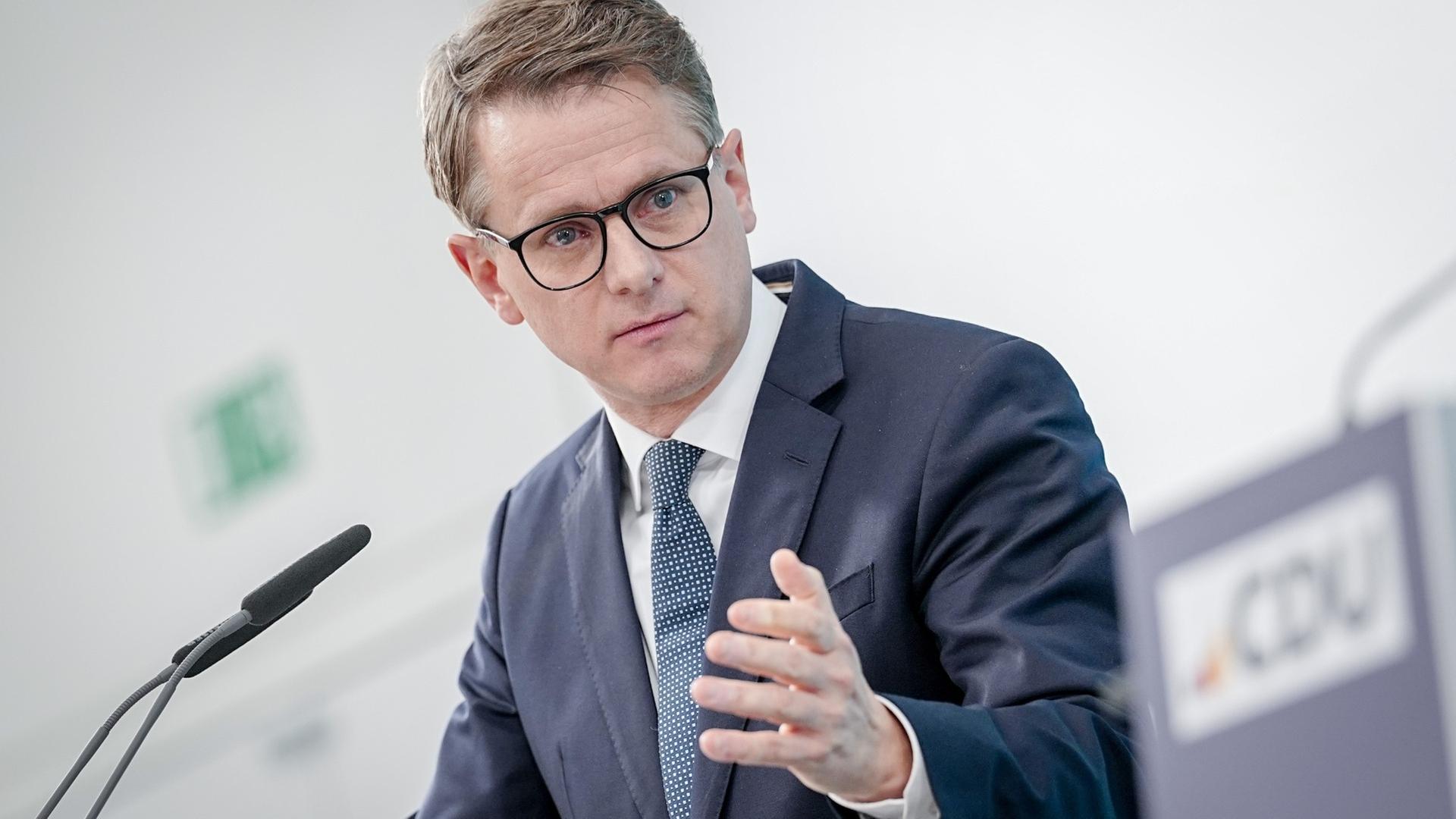 CDU-Bundesparteitag: Statement von Linnemann vorab