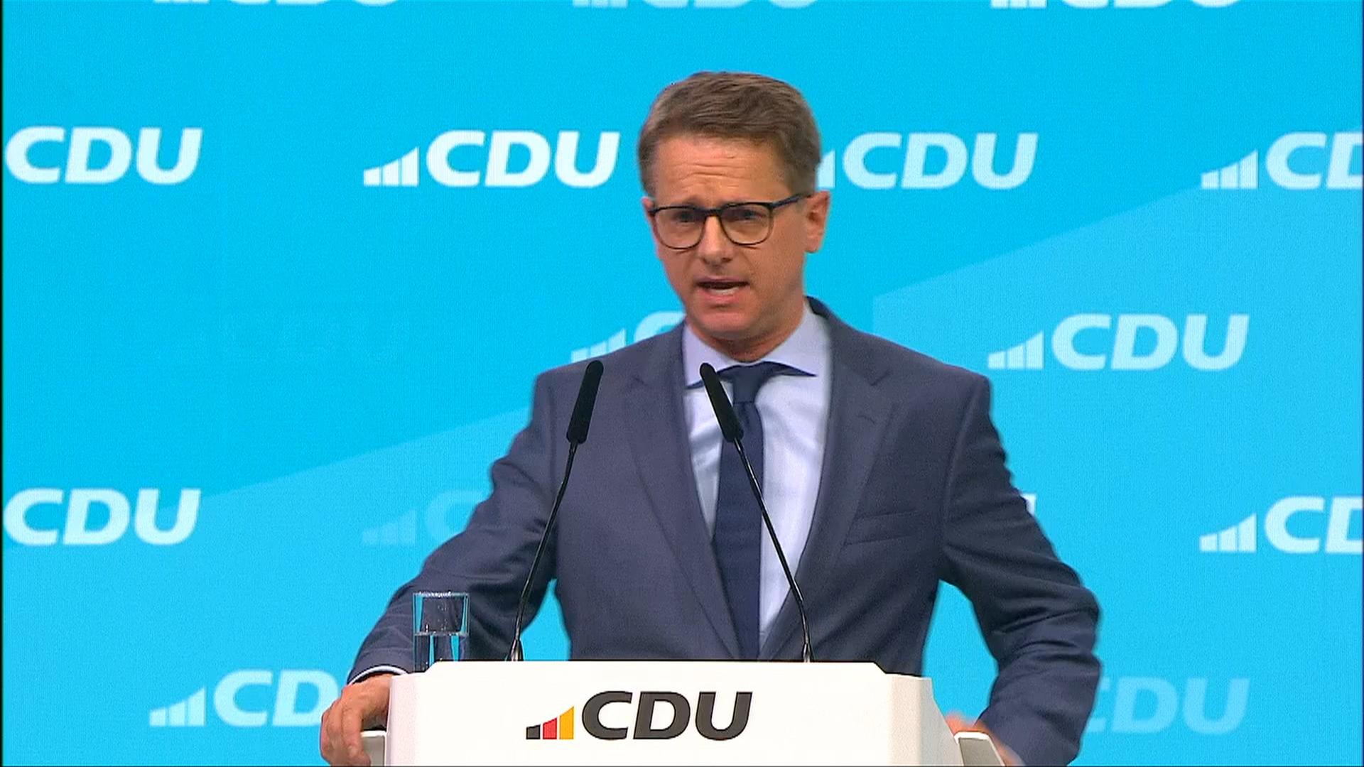 CDU-Parteitag: Bericht des Generalsekretärs