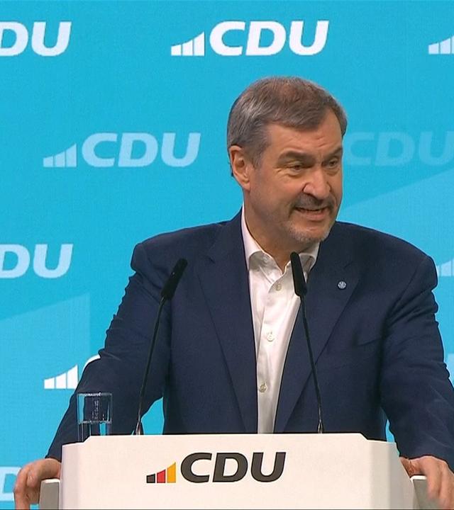 CDU-Parteitag: Rede von Markus Söder