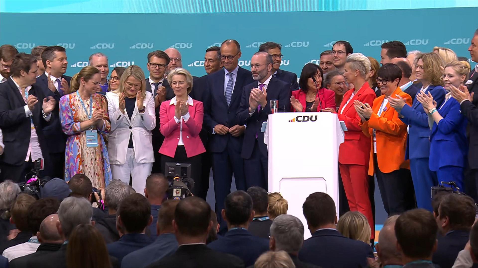 CDU-Parteitag: Schlusswort und Abschluss