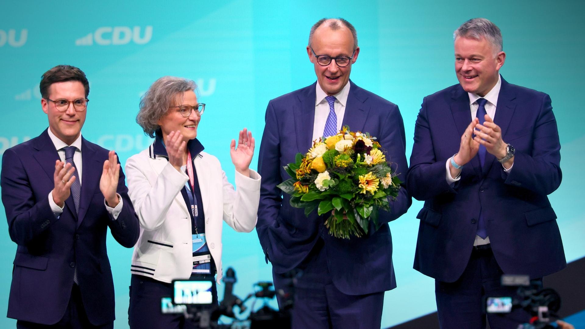 CDU-Parteivorsitz: Merz erhält 91.17 Prozent