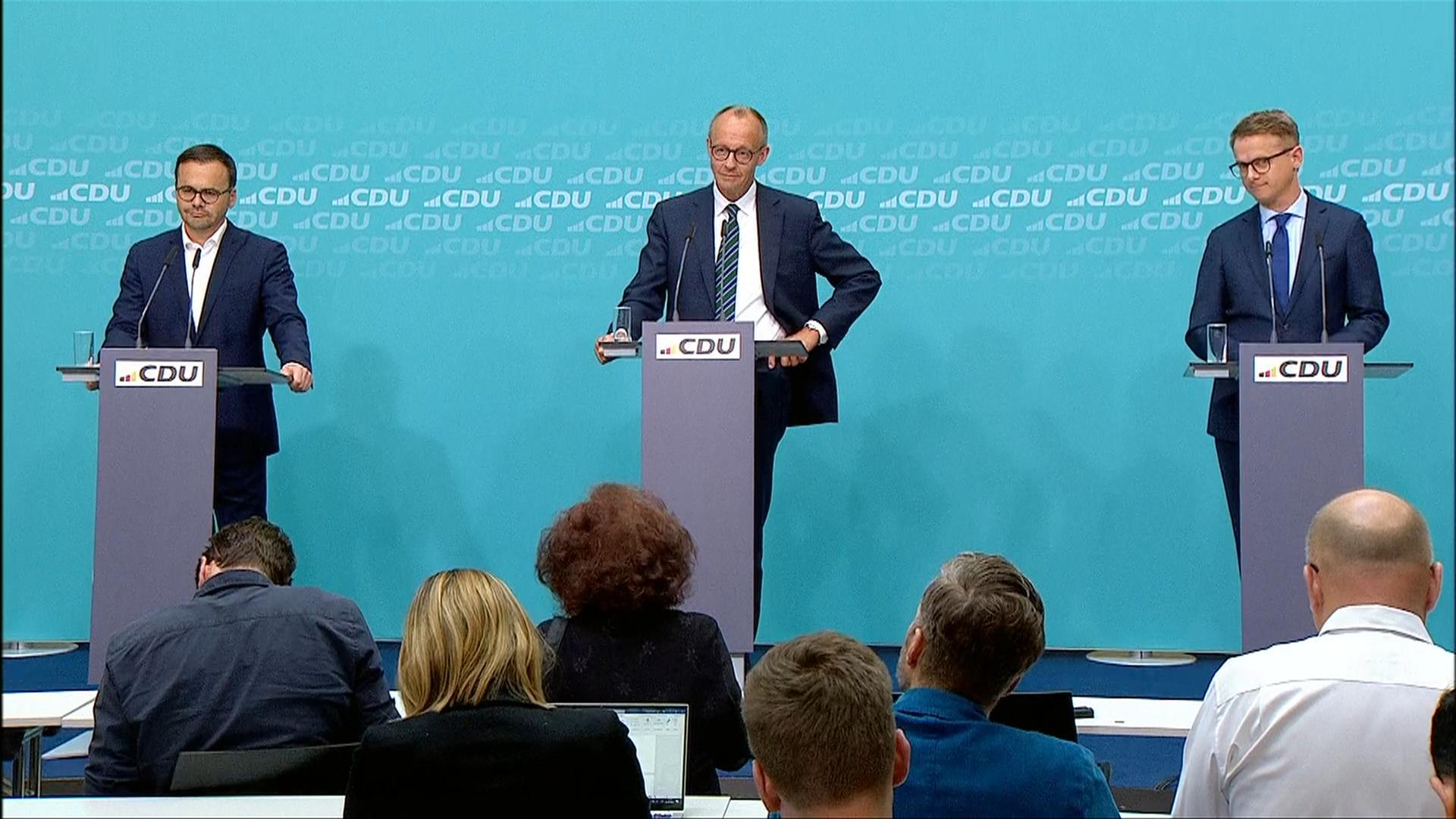 CDU: Wahlnachlese - Kanzlerkandidatur Merz
