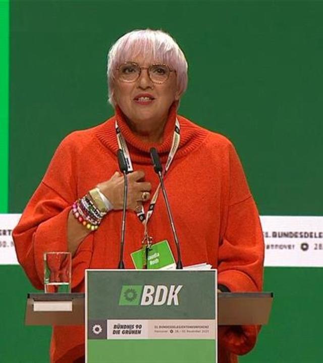 Claudia Roth: "Gemeinsam jetzt knallgrün"