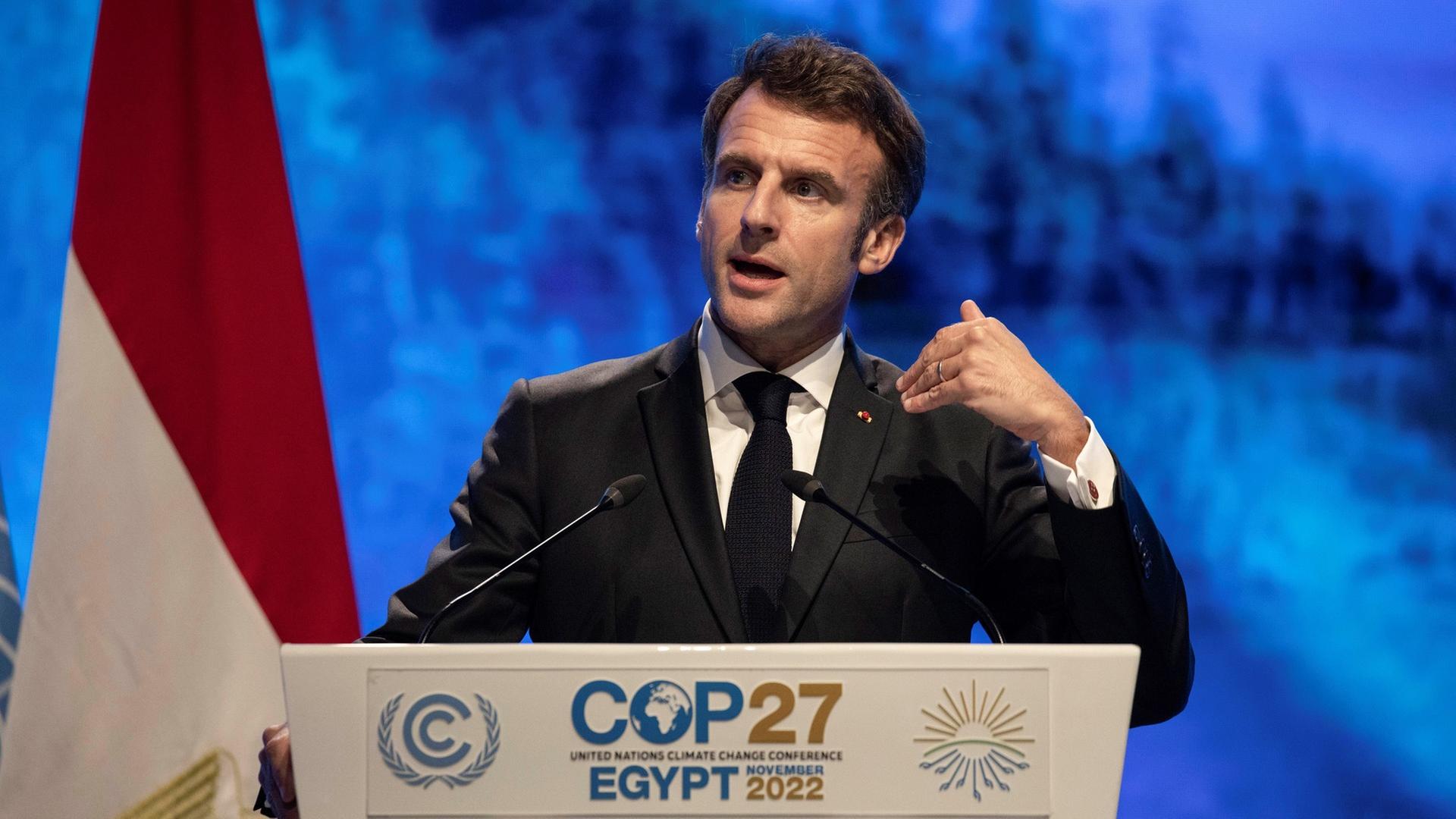 COP 27: Rede von Emmanuel Macron