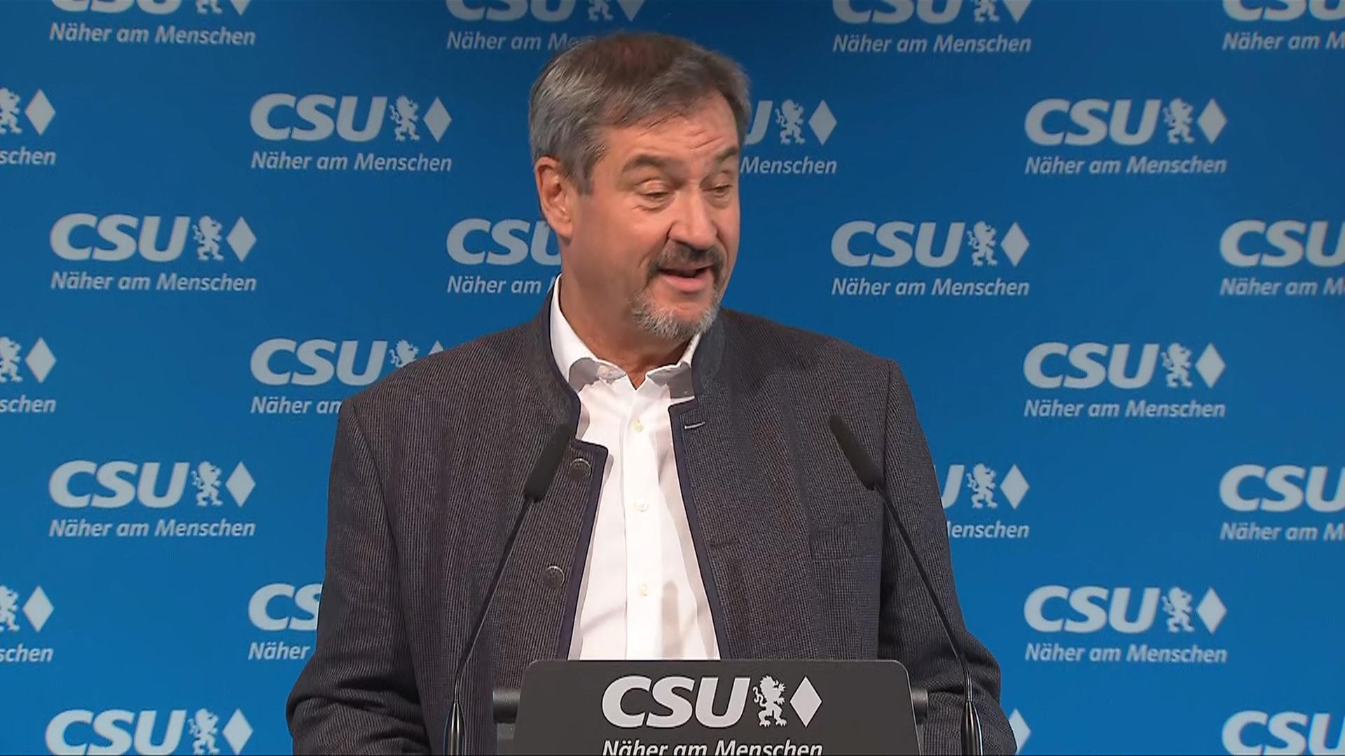 CSU bestätigt Kanzlerkandidatur von Merz