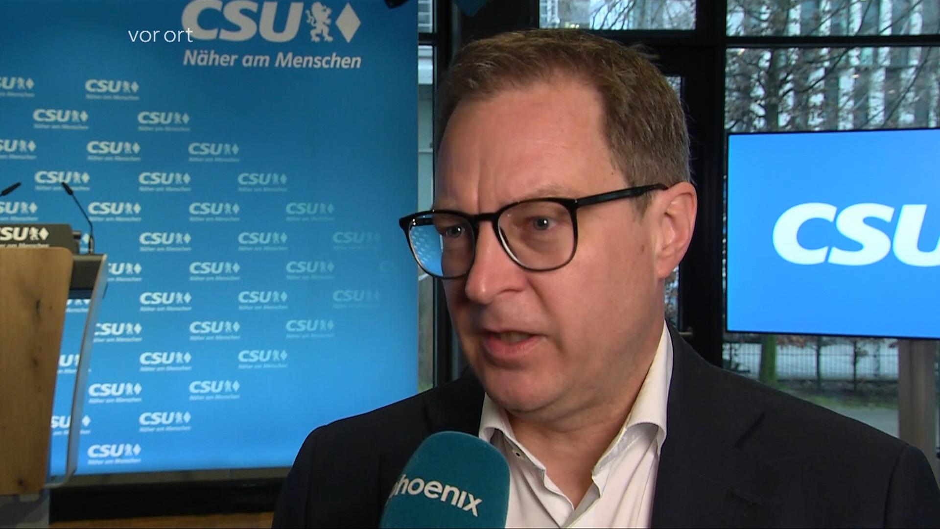 CSU-Generalsekretär Huber im Interview