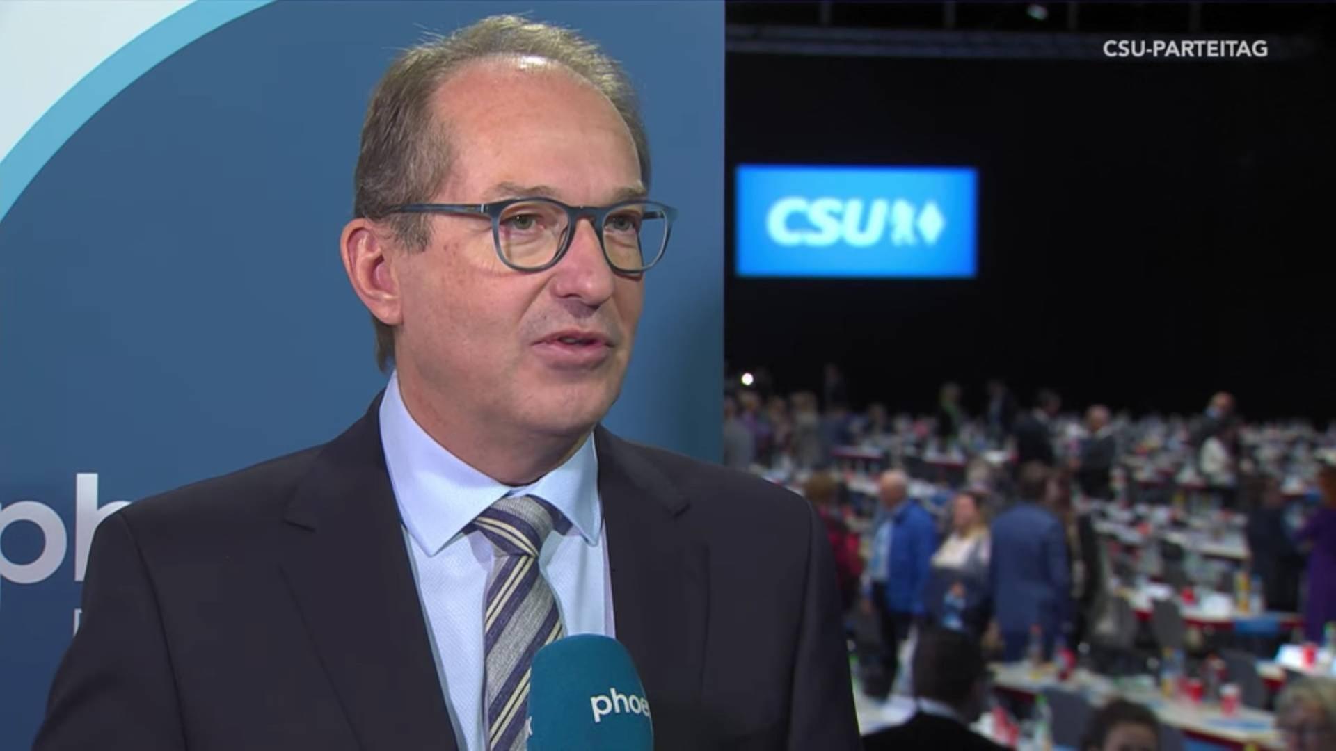 CSU-Parteitag 2: Interview mit Landesgruppenchef Alexander Dobrindt