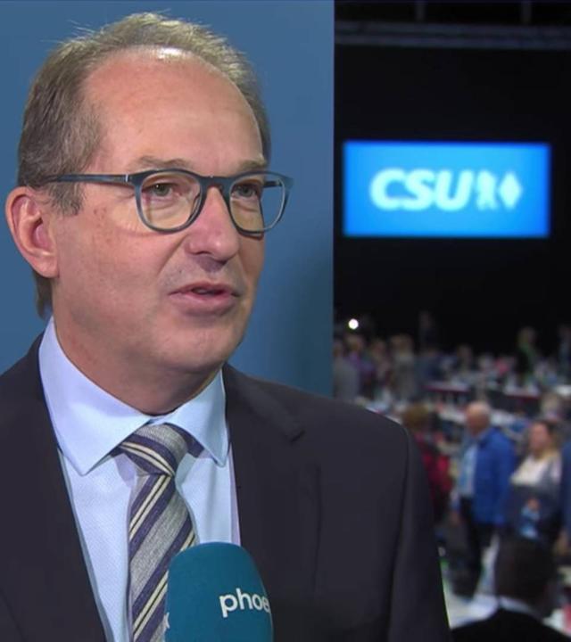 CSU-Parteitag 2: Interview mit Landesgruppenchef Alexander Dobrindt
