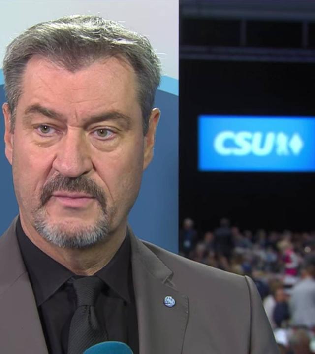 CSU-Parteitag: Interview mit Markus Söder (Parteivorsitzender)