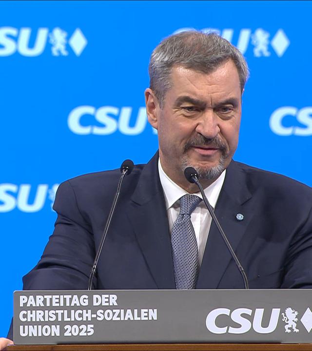 CSU-Parteitag: Rede des Vorsitzenden Markus Söder