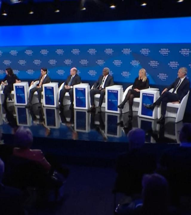 Davos:  Panel zur Sicherhheitspolitik
