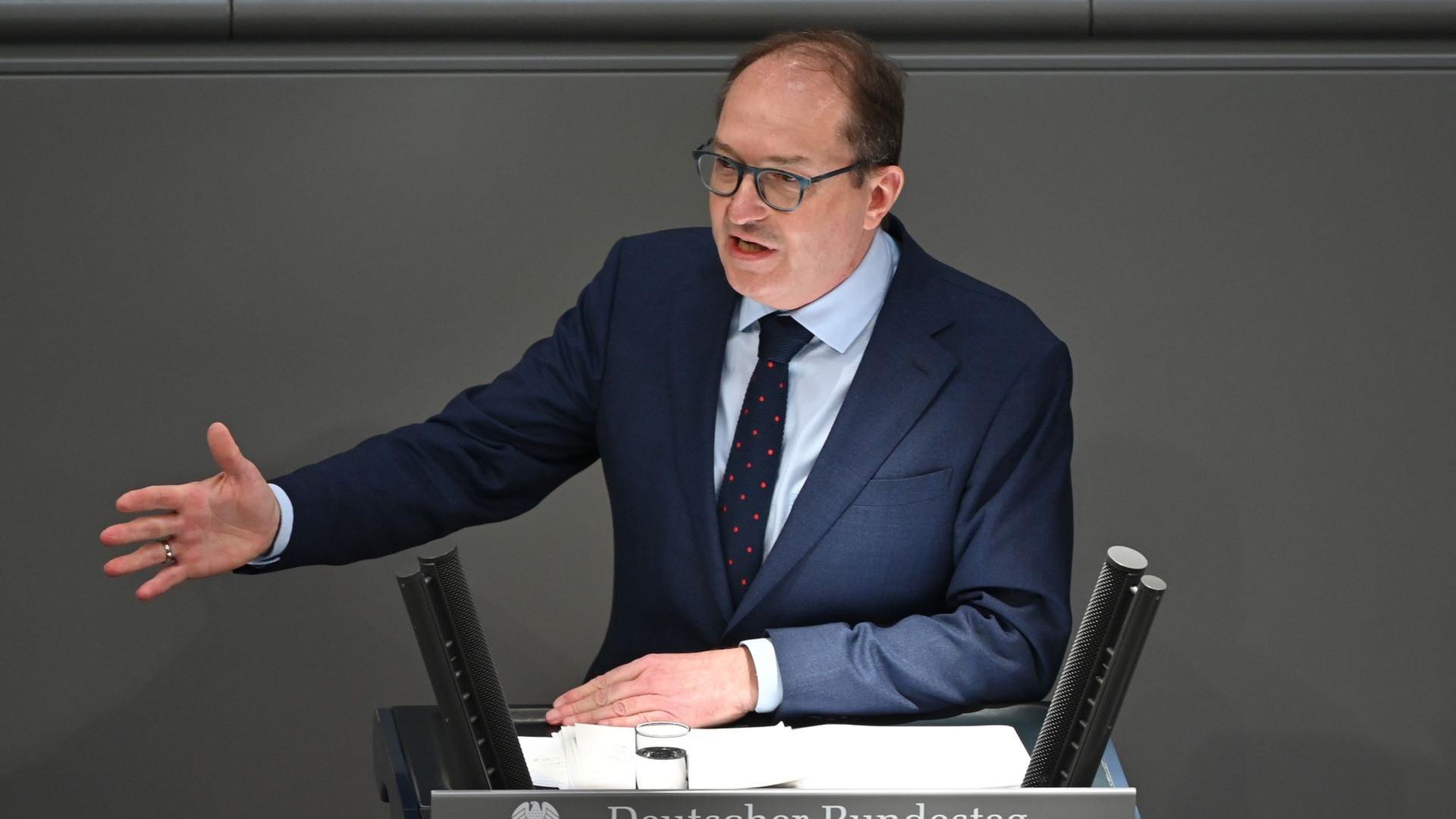 Deutschland-Debatte: Alexander Dobrindt (CSU)