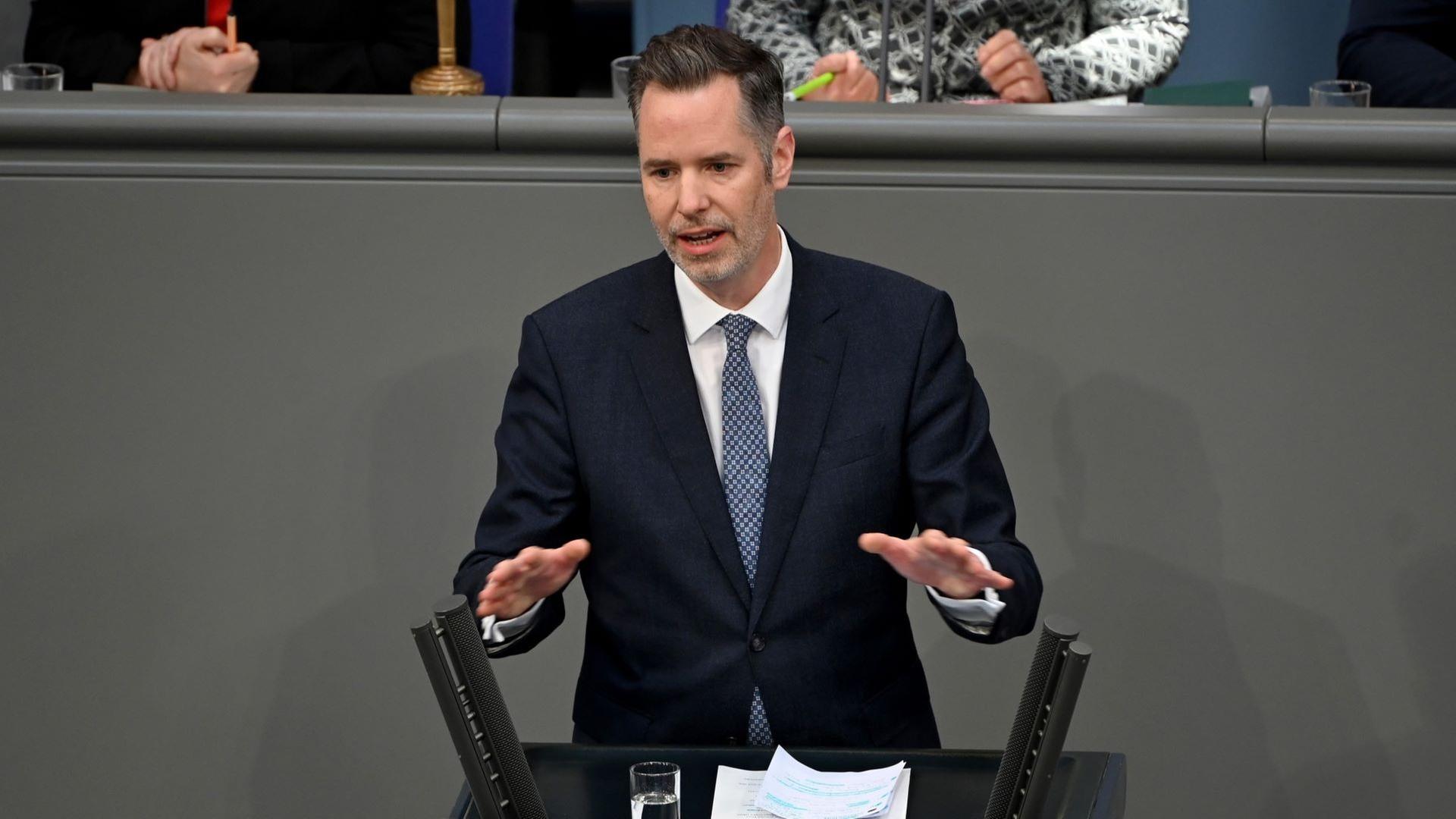 Deutschland-Debatte: Christian Dürr (FDP)