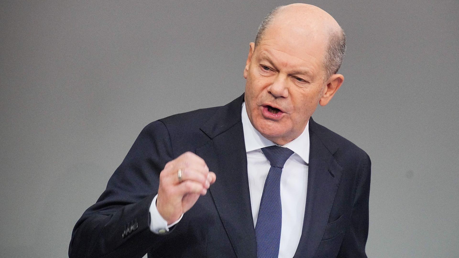 Deutschland-Debatte: Olaf Scholz (SPD)