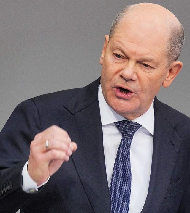 Deutschland-Debatte: Olaf Scholz (SPD)