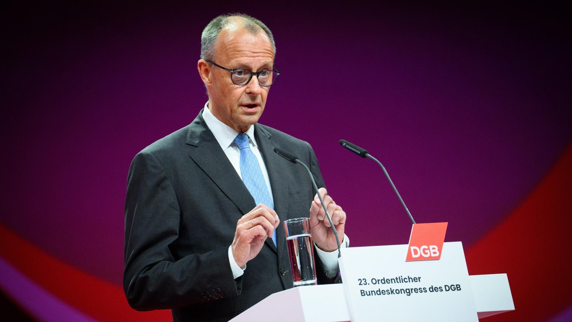 DGB-Bundeskongress: Rede von Bundeskanzler Merz