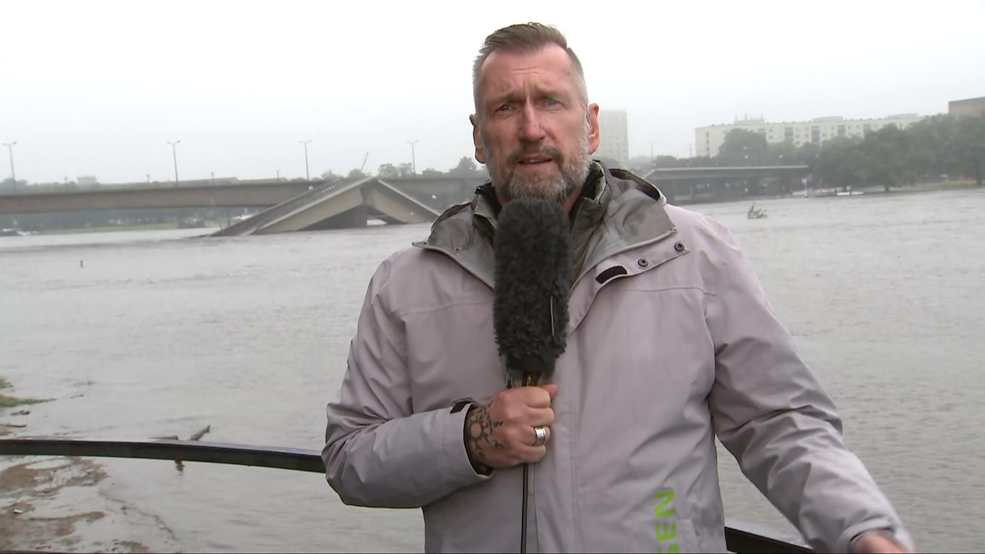 Dresden: Hochwasser steigt, aber moderat