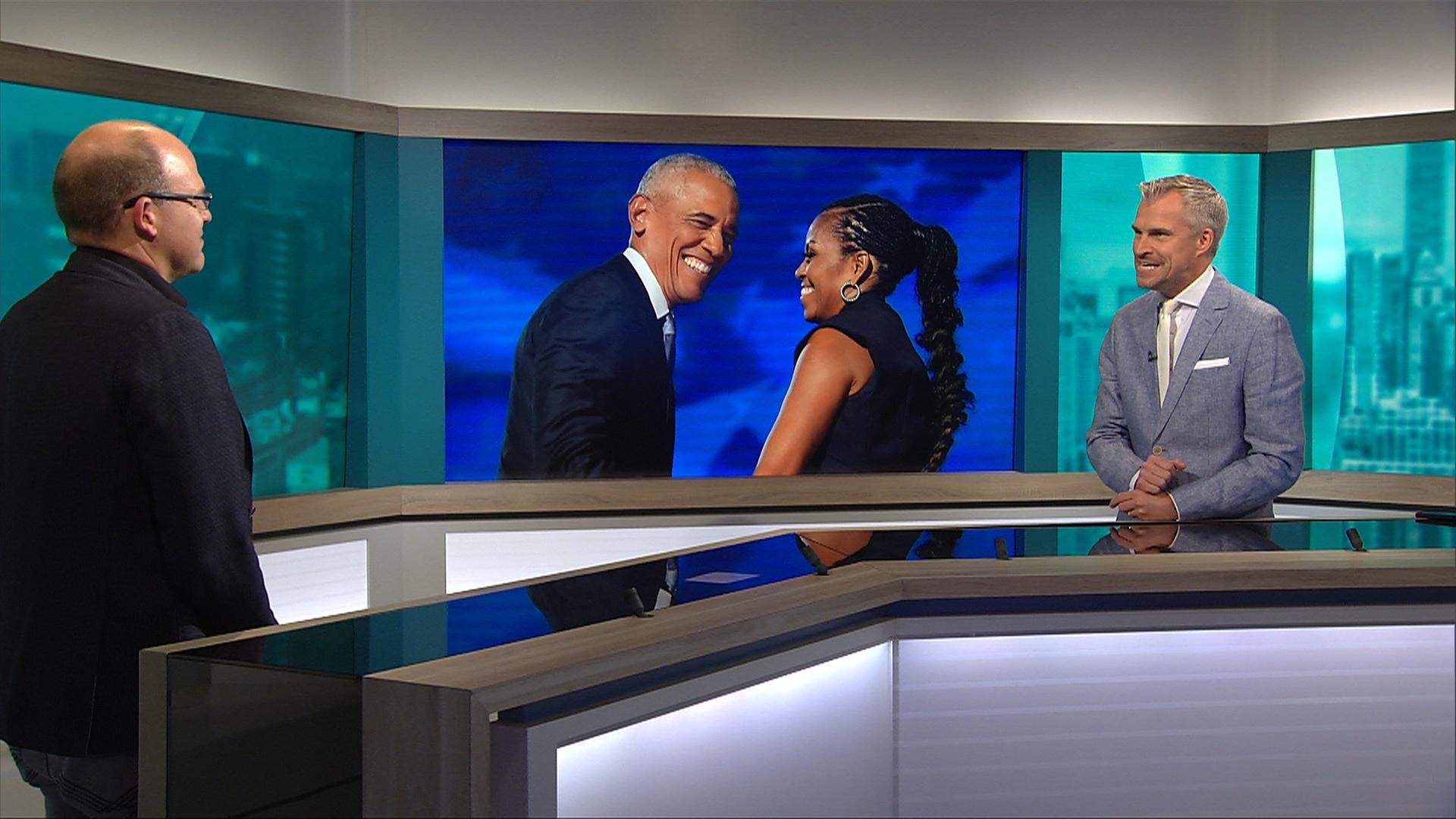 Ehepaar Obama bei den Demokraten