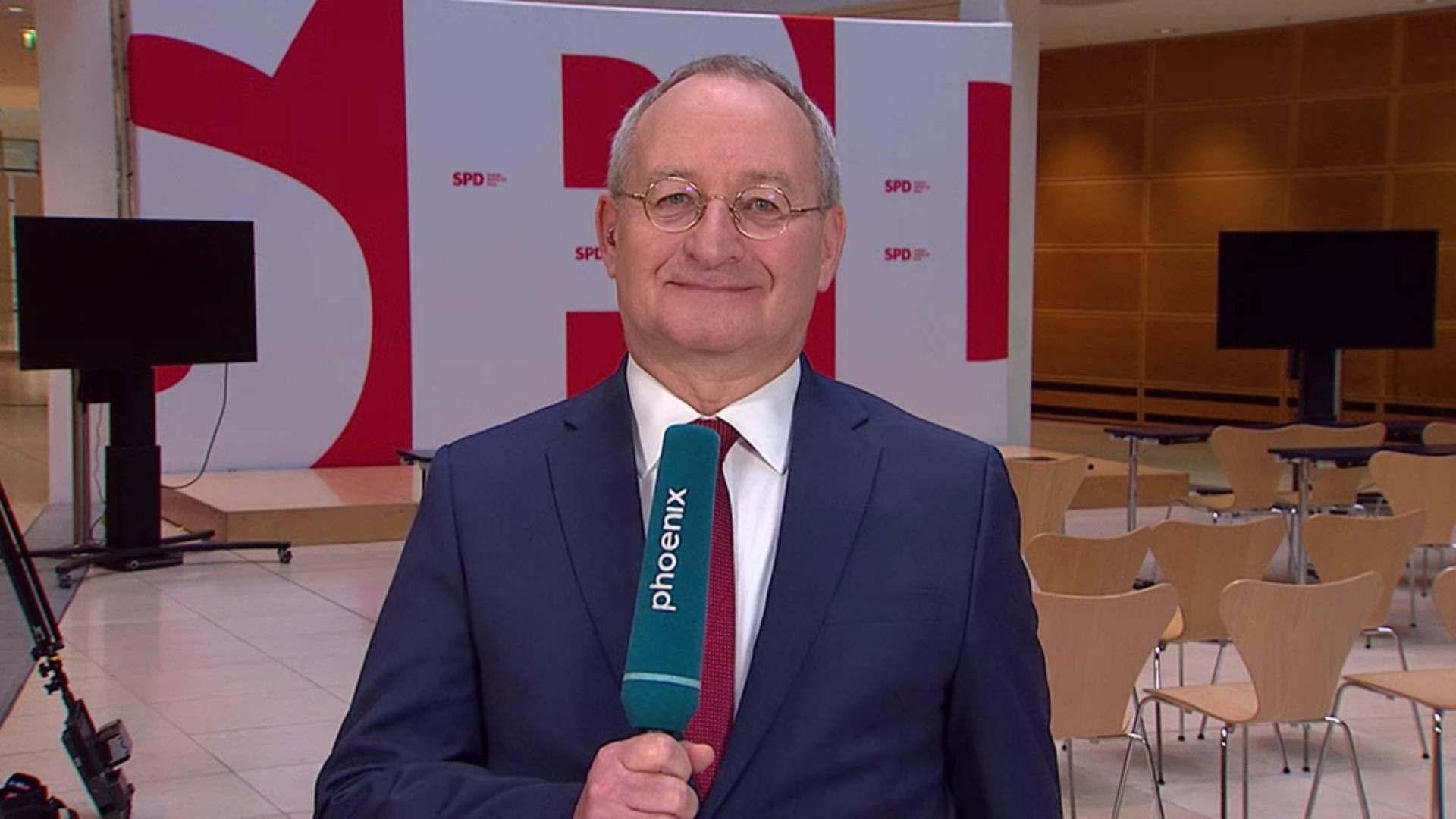 Erhard Scherfer berichtet aus SPD-Parteizentrale