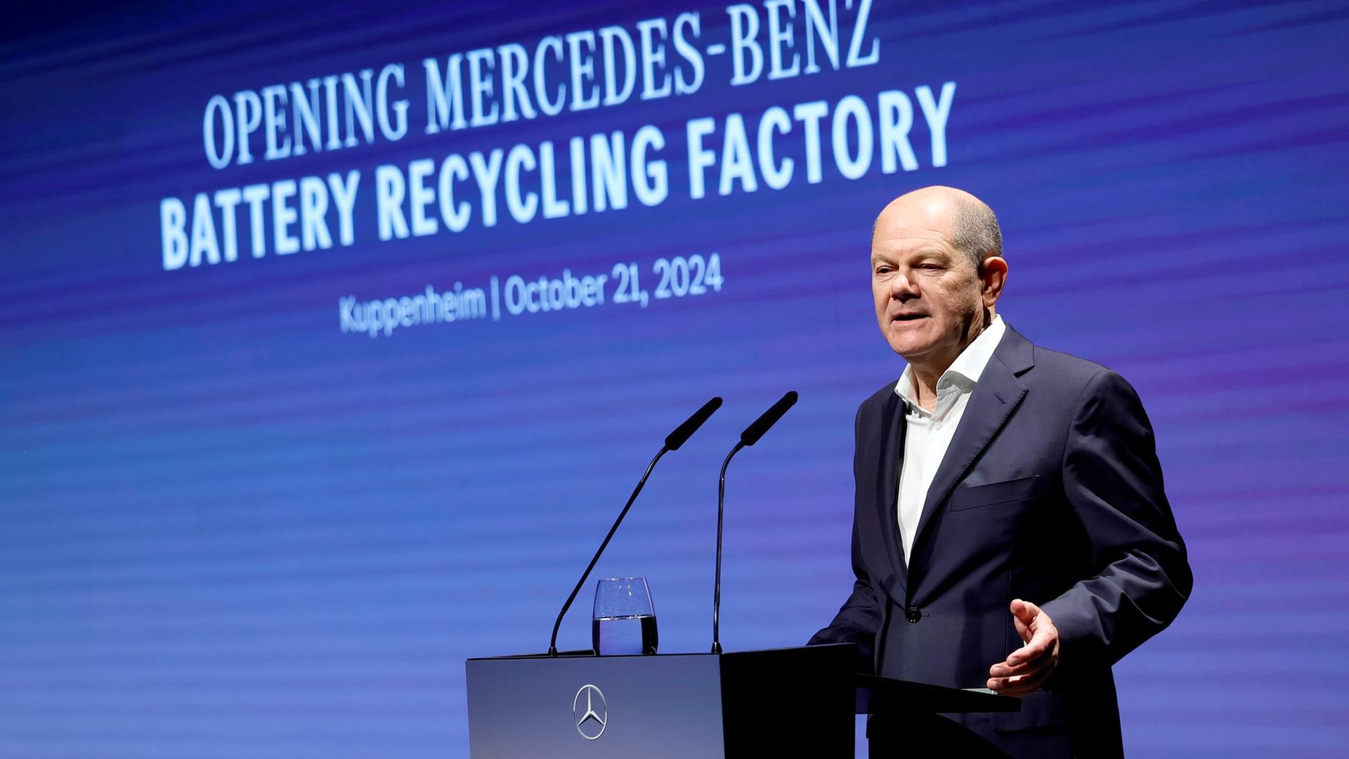 Eröffnung Batterie-Recycling-Fabrik