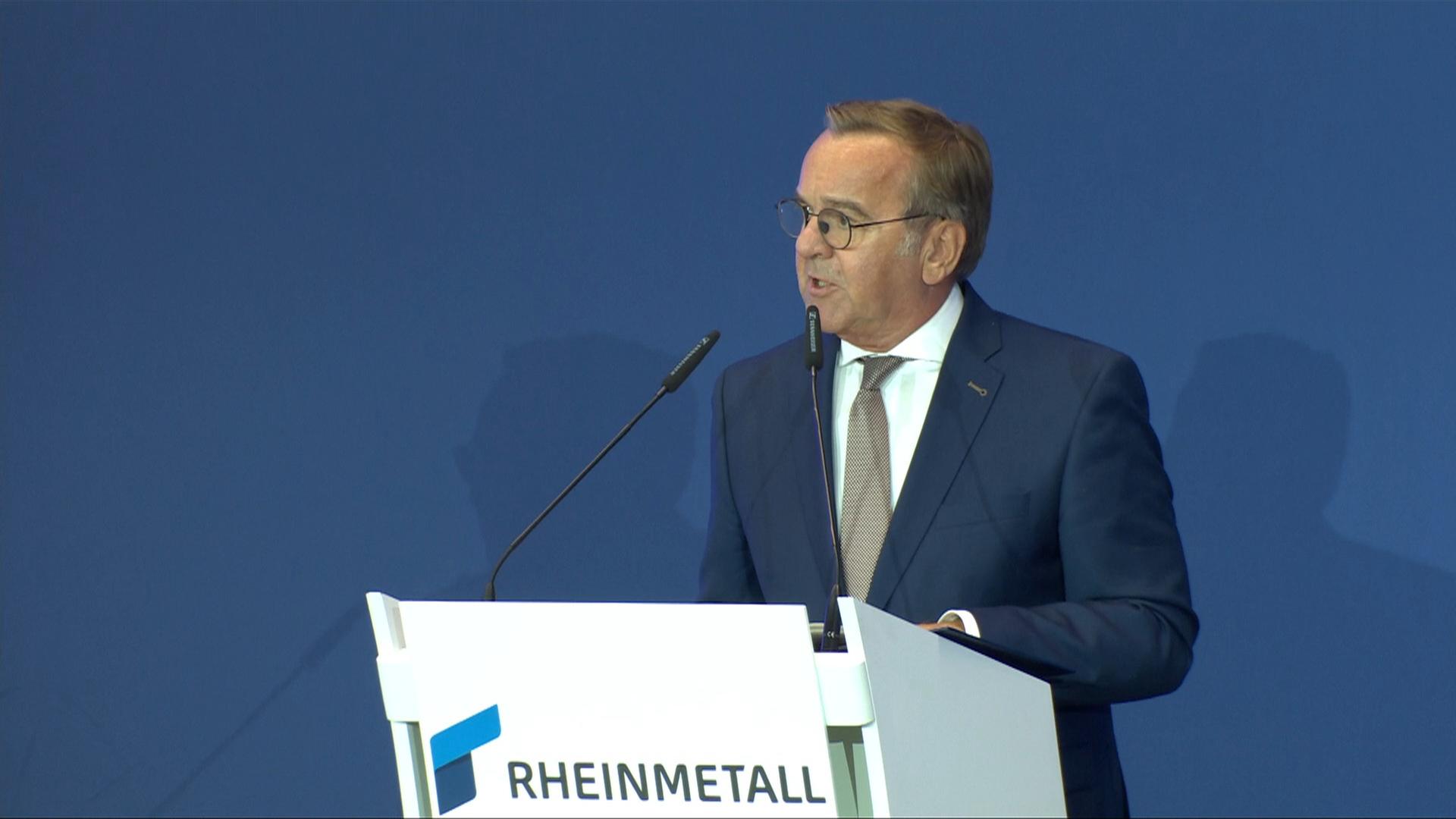 Eröffnung Munitionsfabrik in Niedersachsen