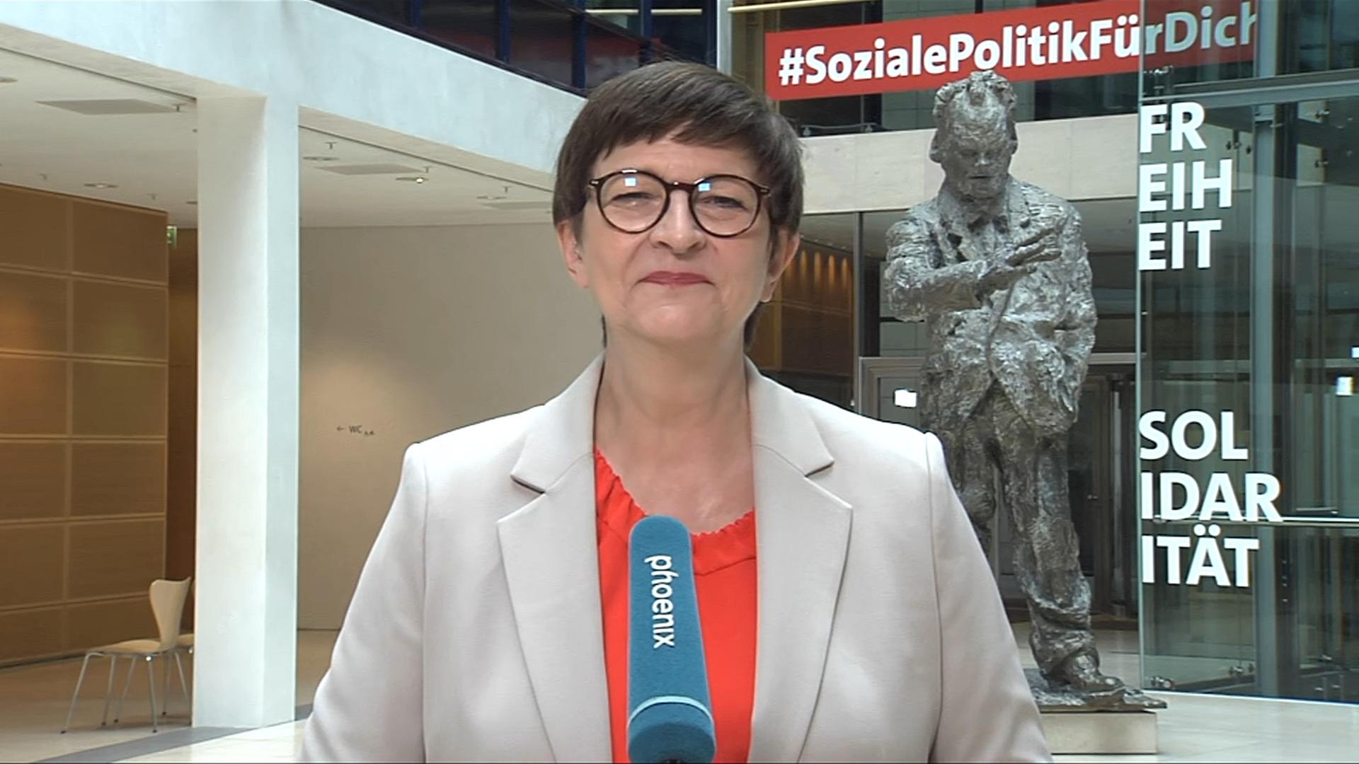 Esken (SPD) zur Koalition: "Signal, dass es voran geht"