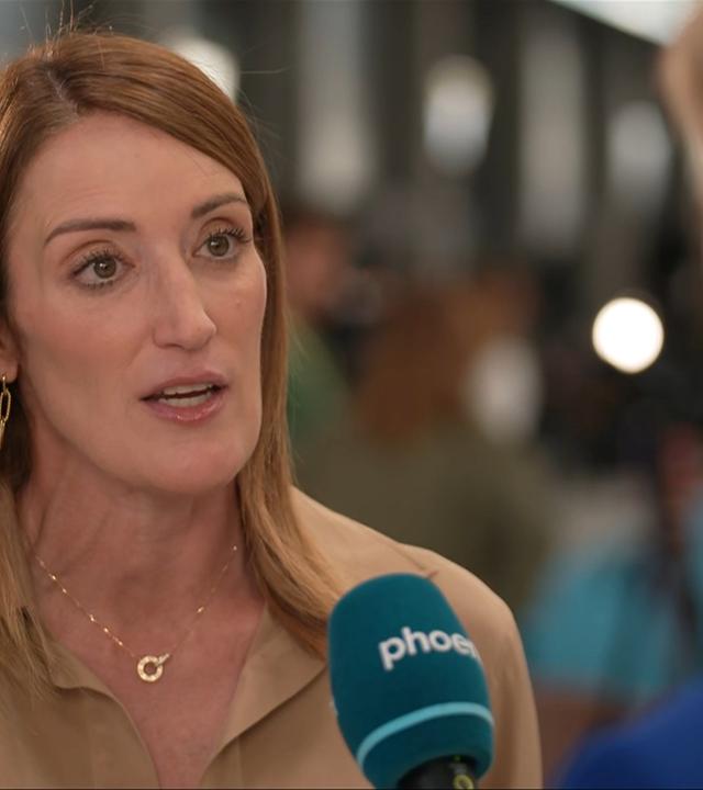 EU-Parlamentspräsidentin Metsola über Drohnenabwehr: Von der Ukraine kann man lernen