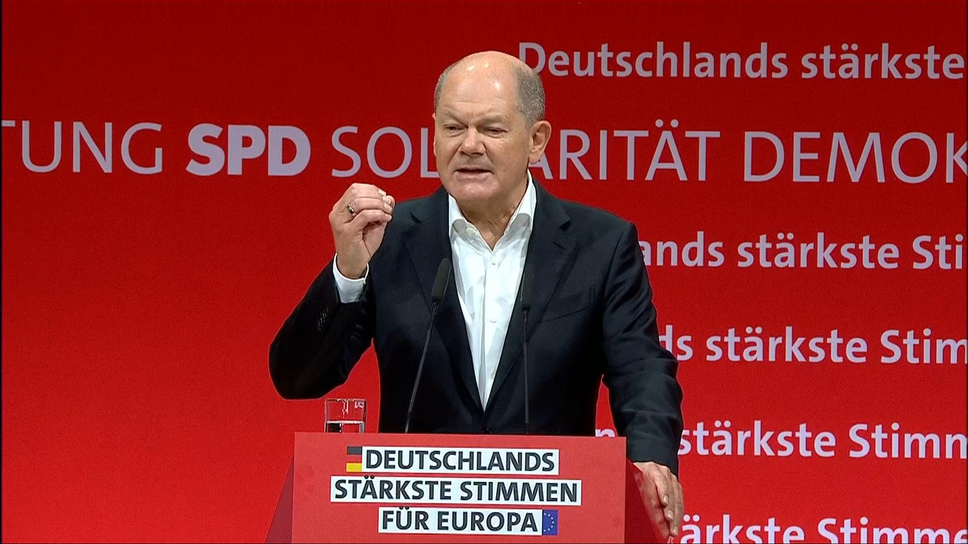 Europa-Parteitag SPD: Rede Scholz