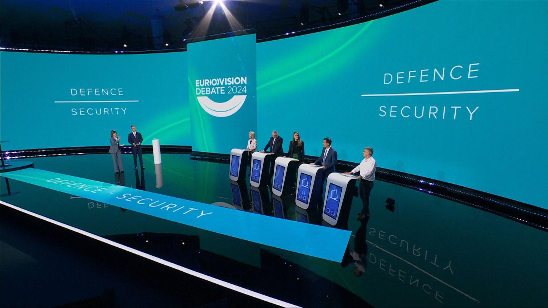 Eurovisionsdebatte der Spitzenkandiat:innen