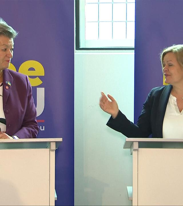 Faeser und Johansson zur europäischen Asylreform