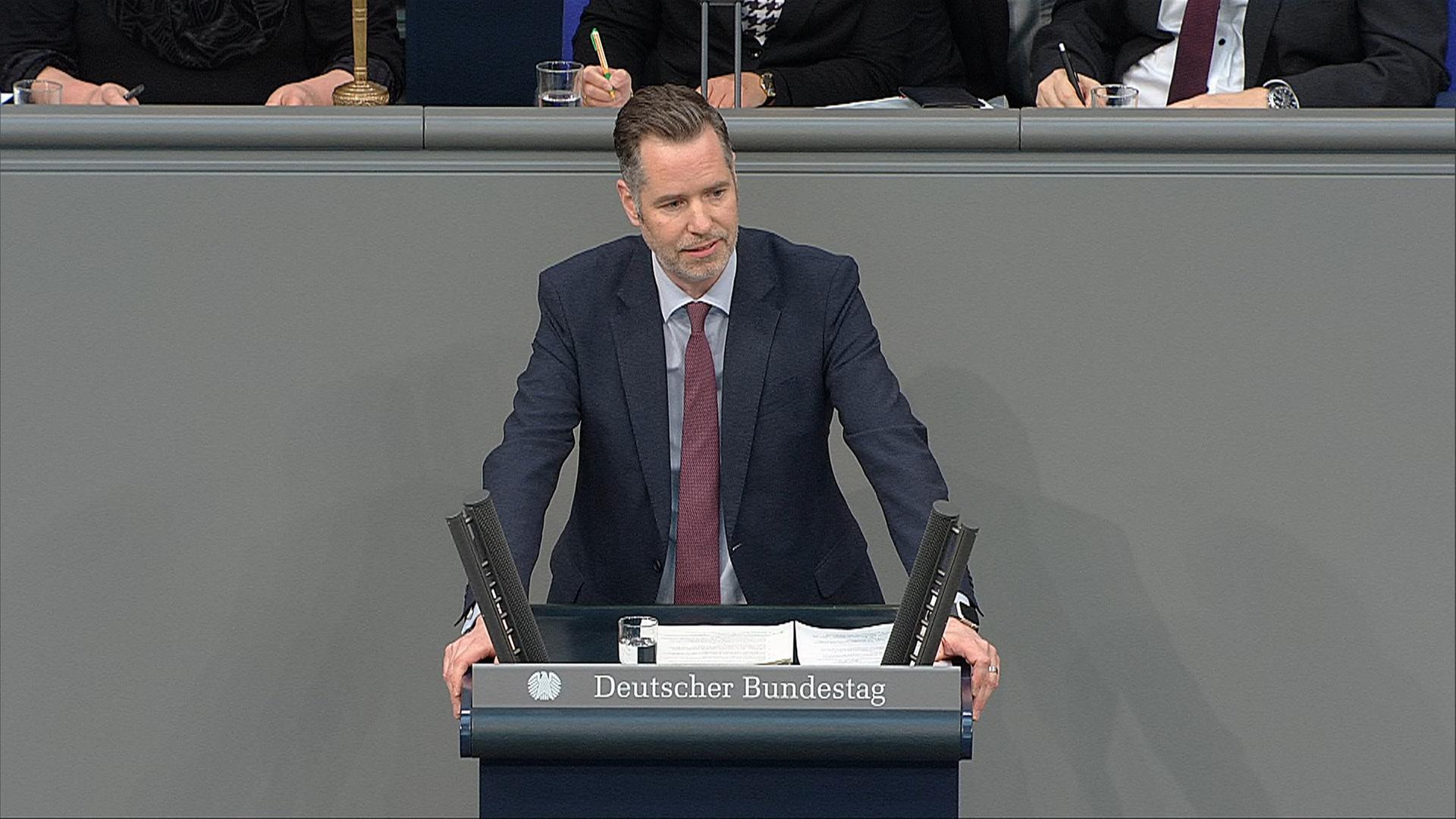 FDP-Fraktionschef Dürr in der Generaldebatte