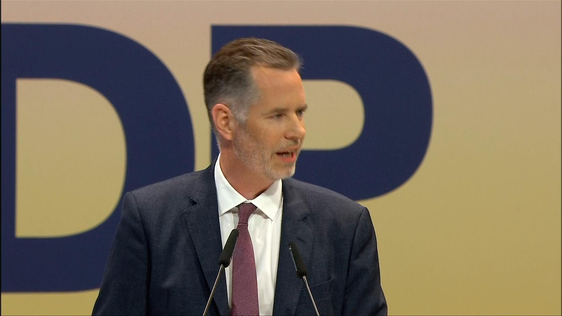 FDP-Parteitag: Abschiedsrede von Christian Dürr