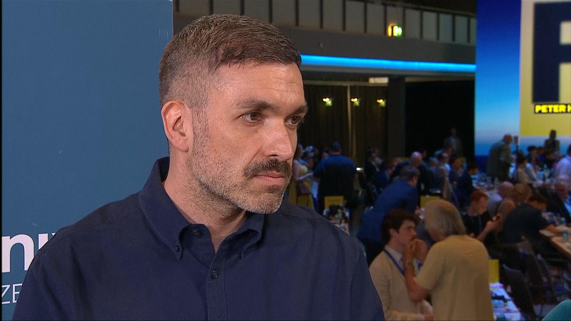 FDP-Parteitag: Konstantin Kuhle (FDP-Landesvorsitzender NI) zur Ausrichtung der FDP