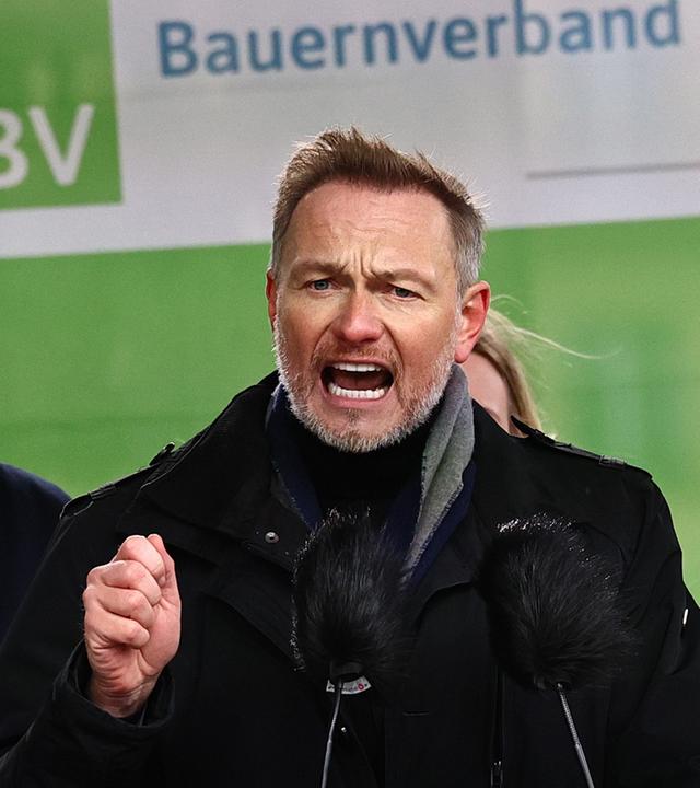 Finanzminister Lindner zu Bauernprotest